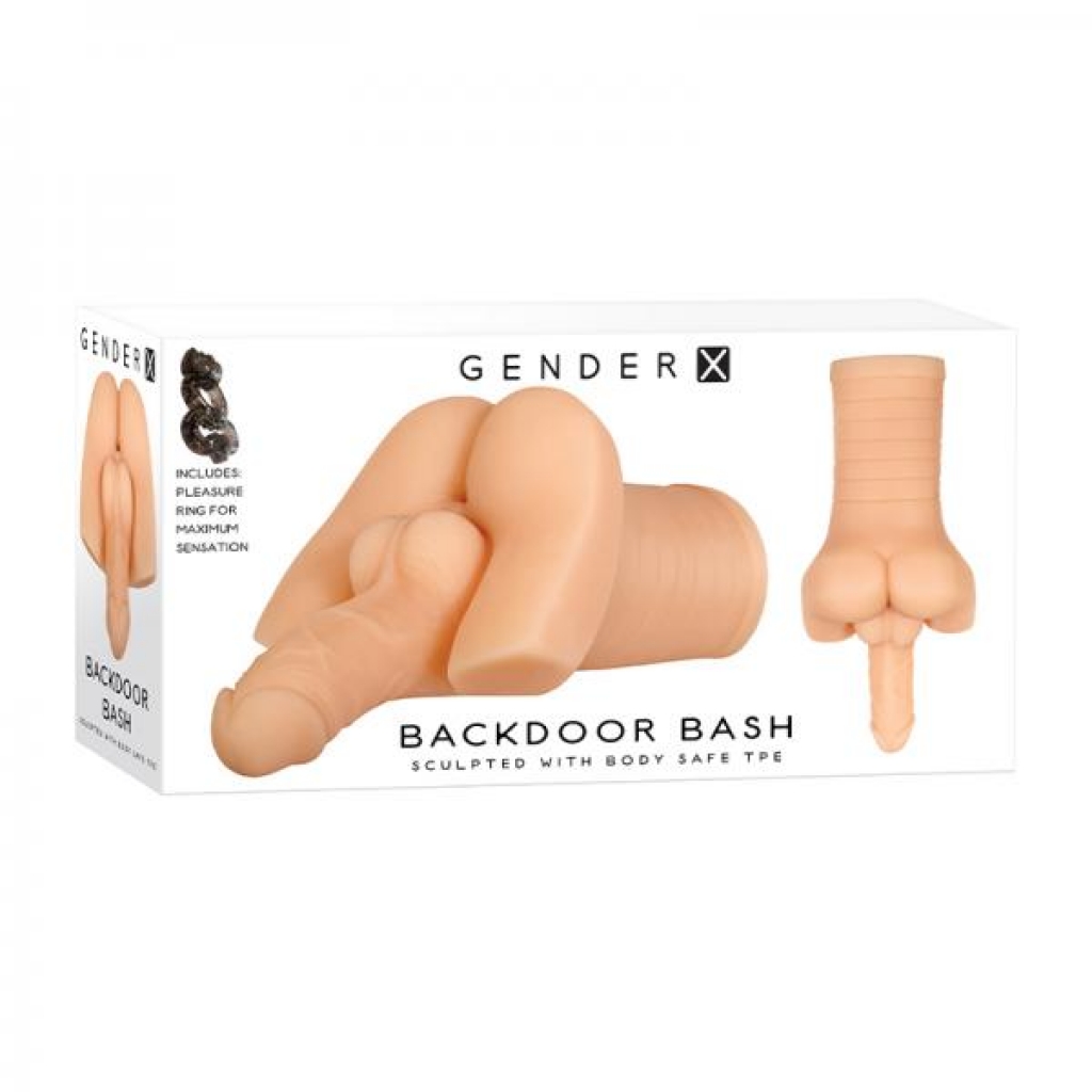 Gender X Backdoor Bash Light With Vibrating Cockring 2.5 Lbs