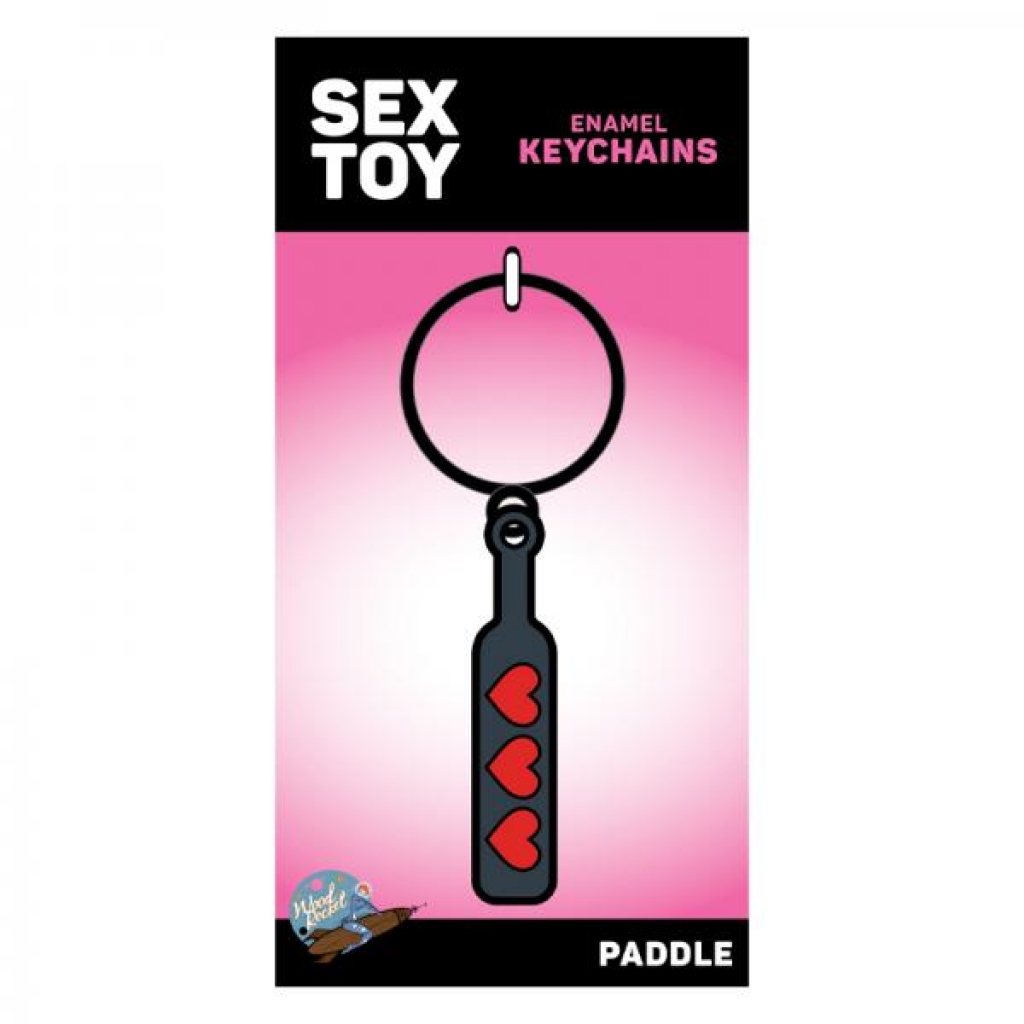 Sex Toy Keychain Hearts Paddle