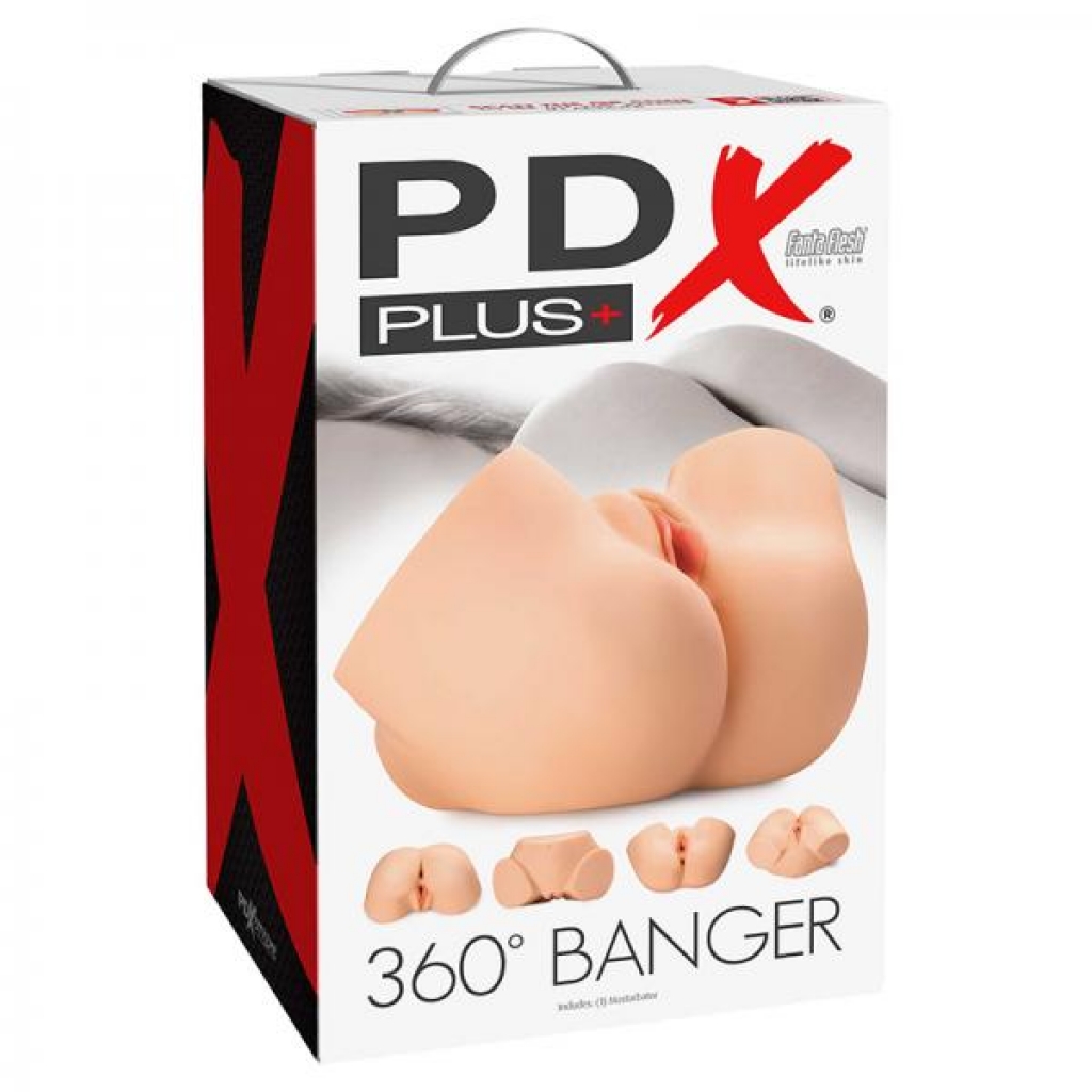 Pdx Plus 360 Banger Masturbator Light