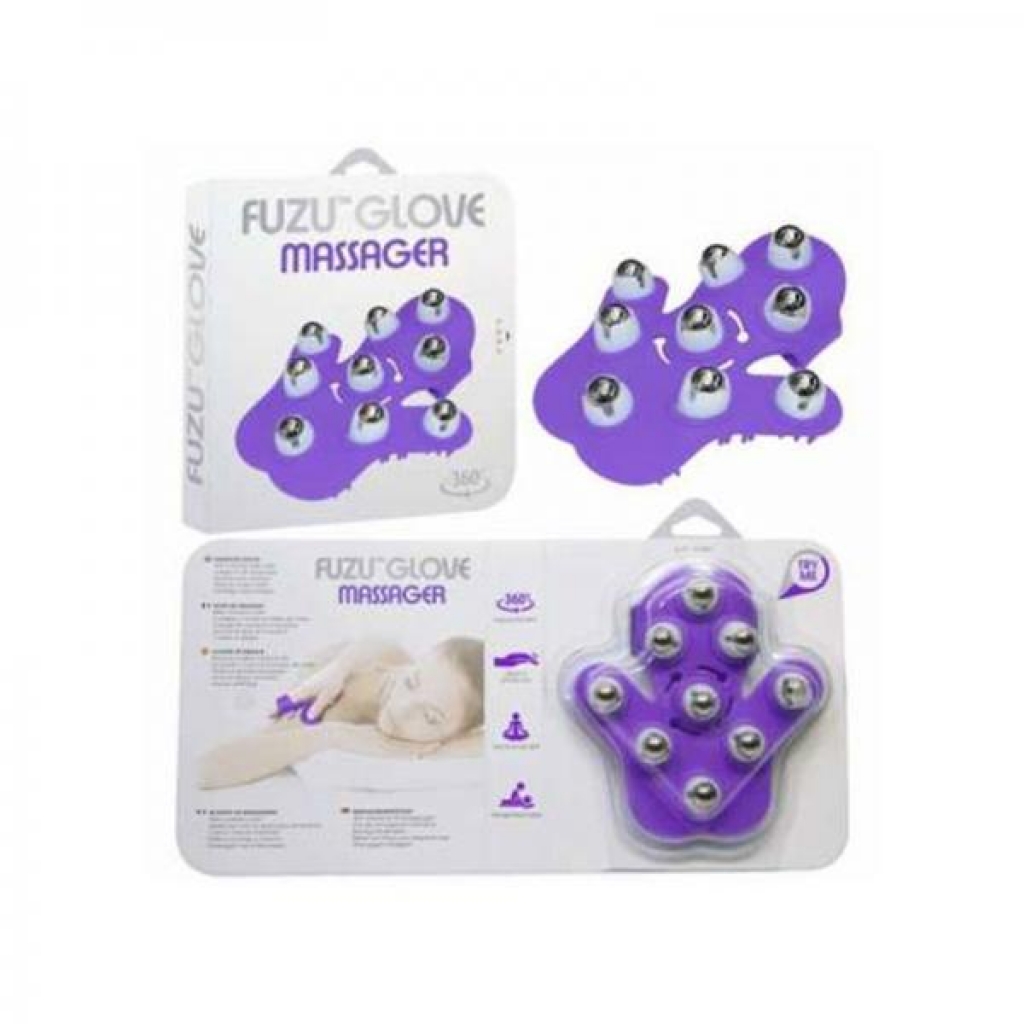 Fuzu 360 Massage Glove Neon Purple