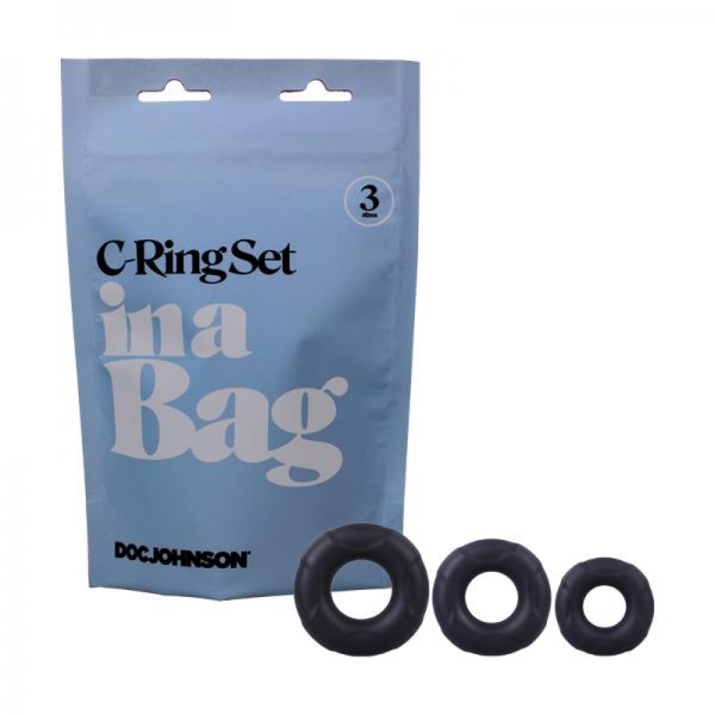 In A Bag C-ring Set Black