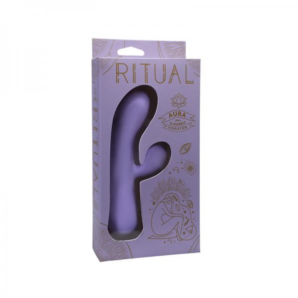 Ritual Aura Rechargeable Silicone Rabbit Vibe Lilac