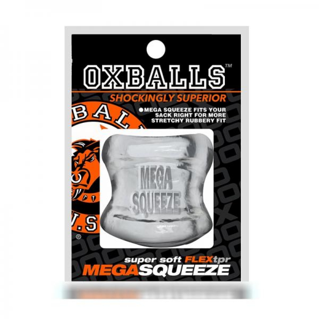 Oxballs Mega Squeeze Ergofit Ballstretcher Clear