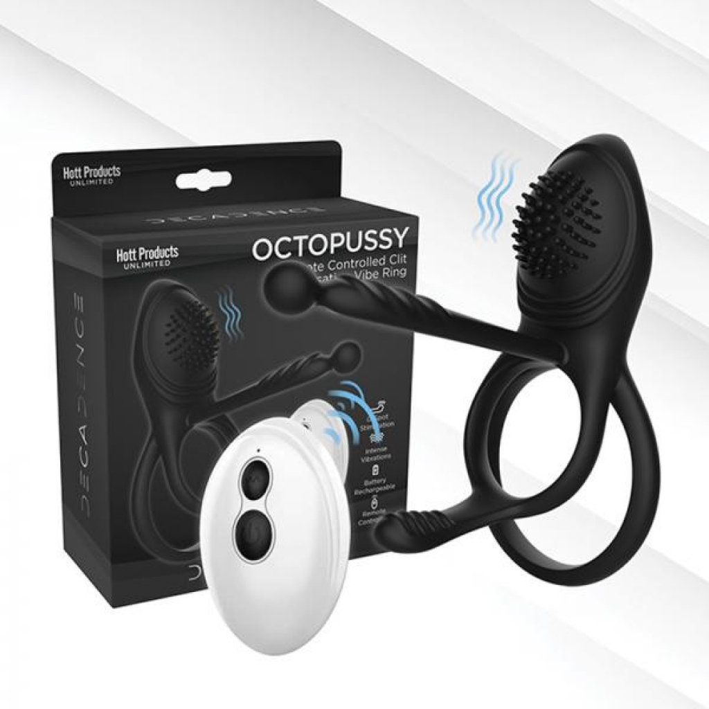 Decadence Octopussy Penis Ring/clit/anal Stimulator With Tentacles Remote Control