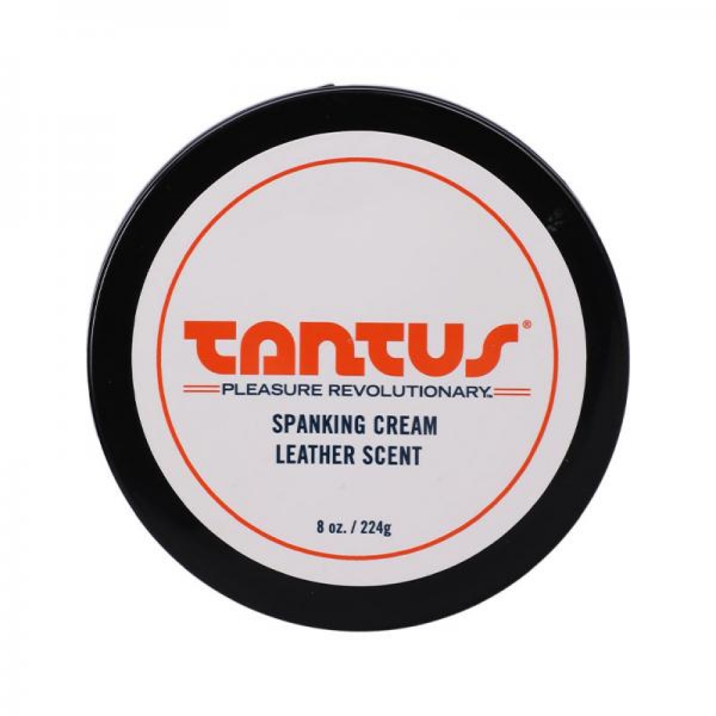 Tantus - Spanking Cream - Leather Scent - 8 Oz.