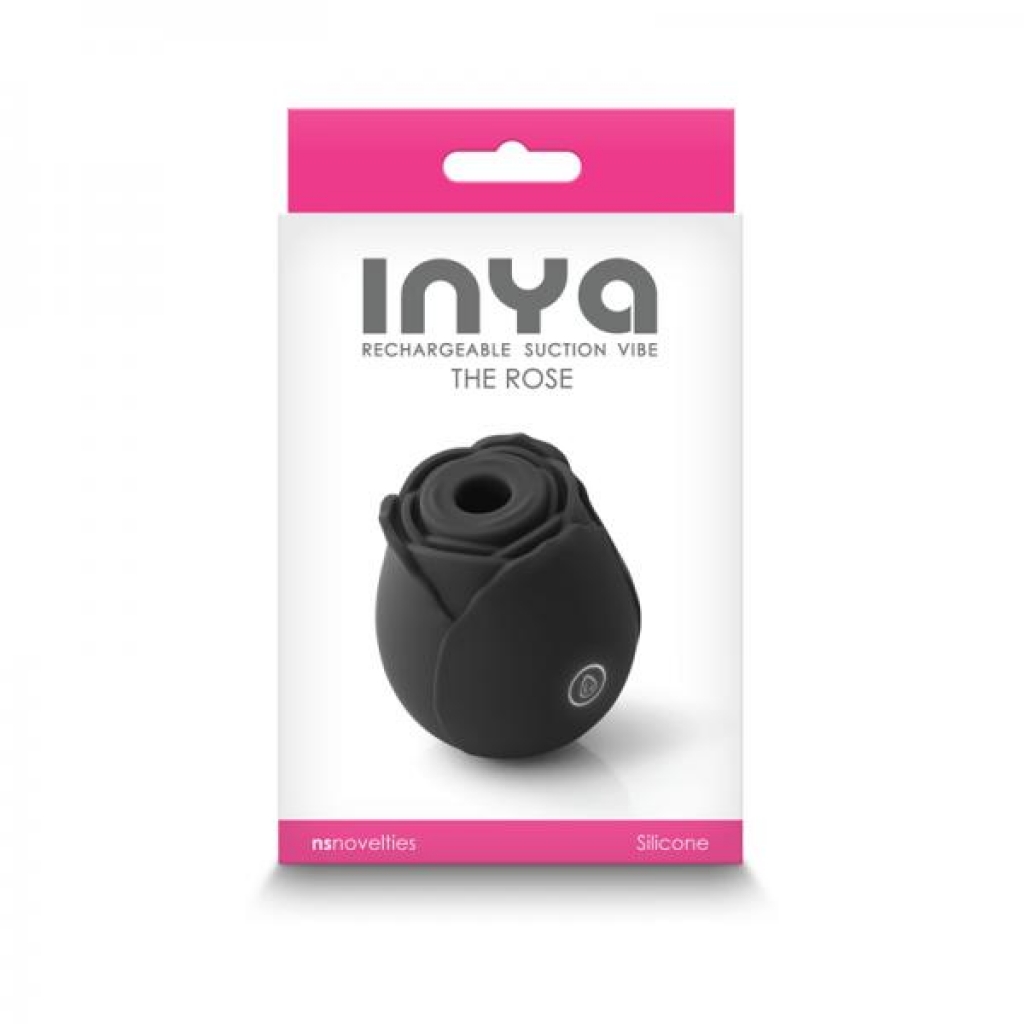 Inya The Rose Rechargeable Suction Vibe Black