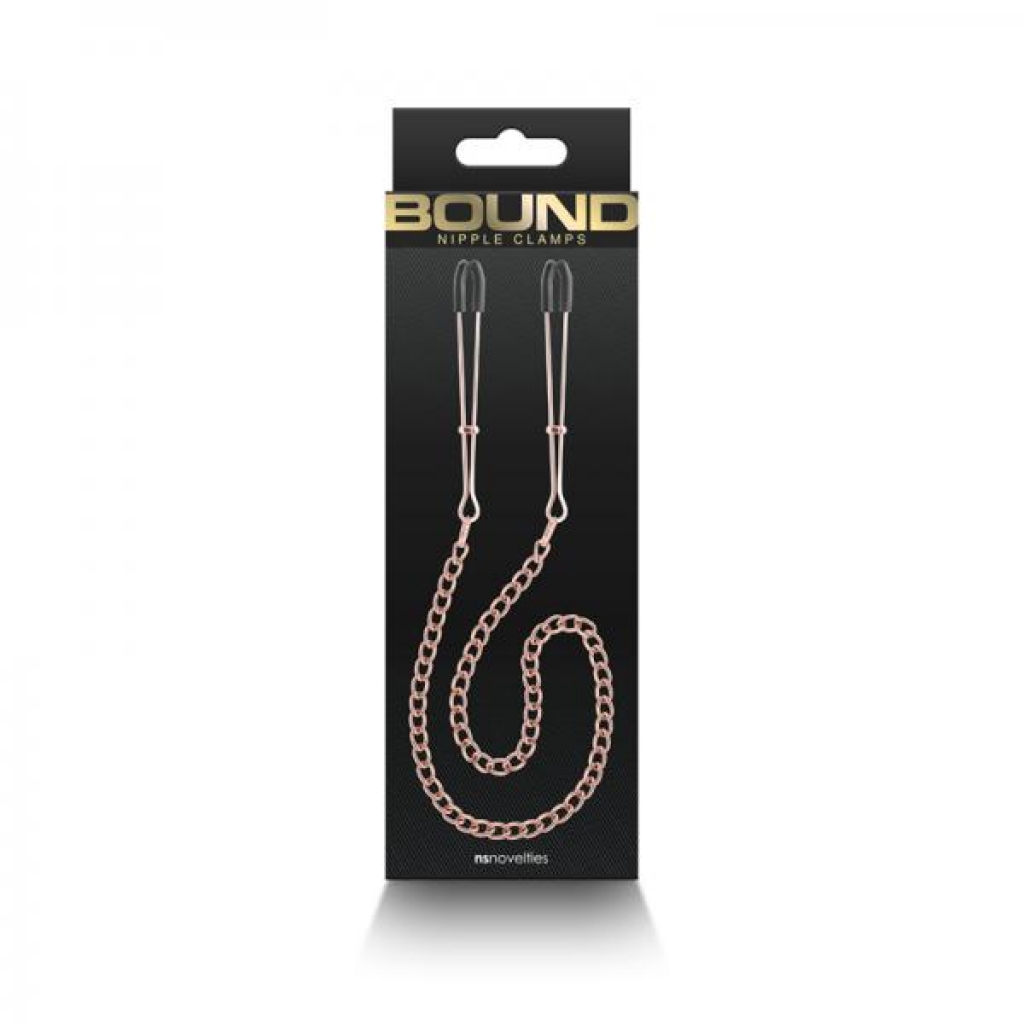 Bound Nipple Clamps Dc3 Rose Gold