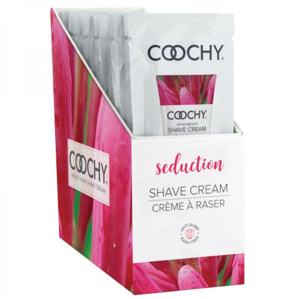 Coochy Oh So Smooth Shave Cream Seduction 24-piece 15 Ml Foil Display