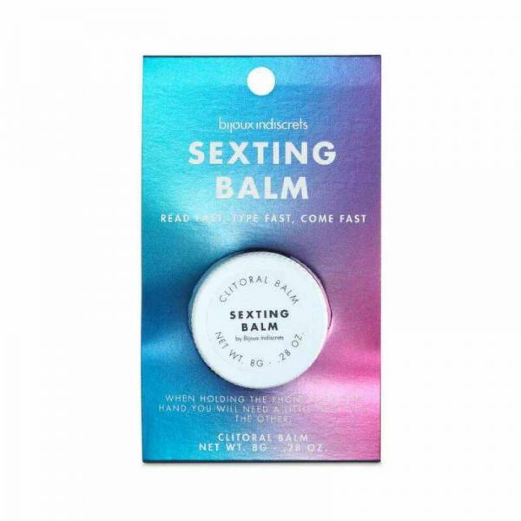 Bijoux Indiscrets Clitherapy Sexting Clitoral Balm0.28 Oz.