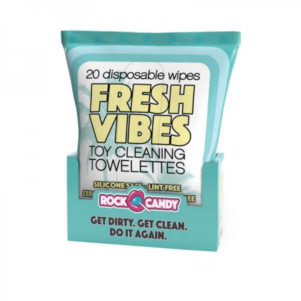 Fresh Vibes Toy Cleaning Towelettes Travel Size