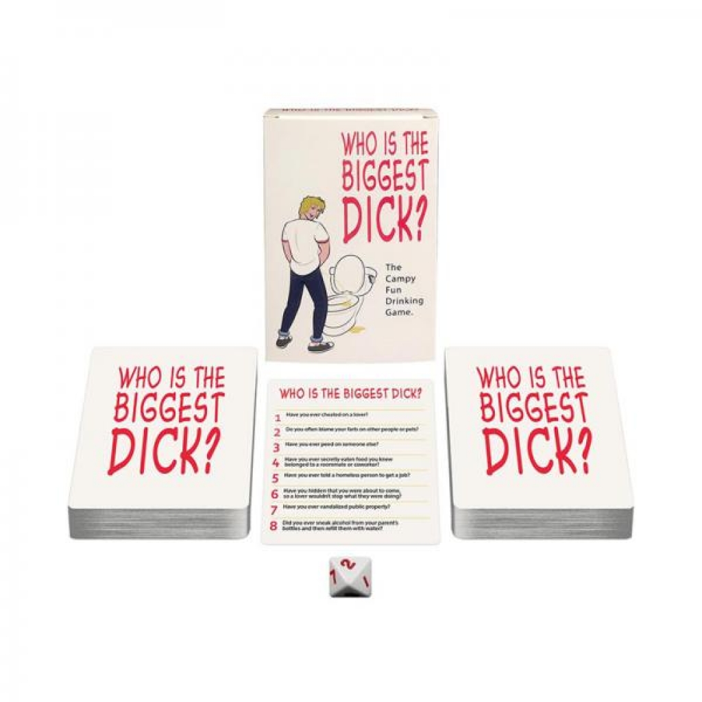 Who's The Biggest Dick? Drinking Card Game