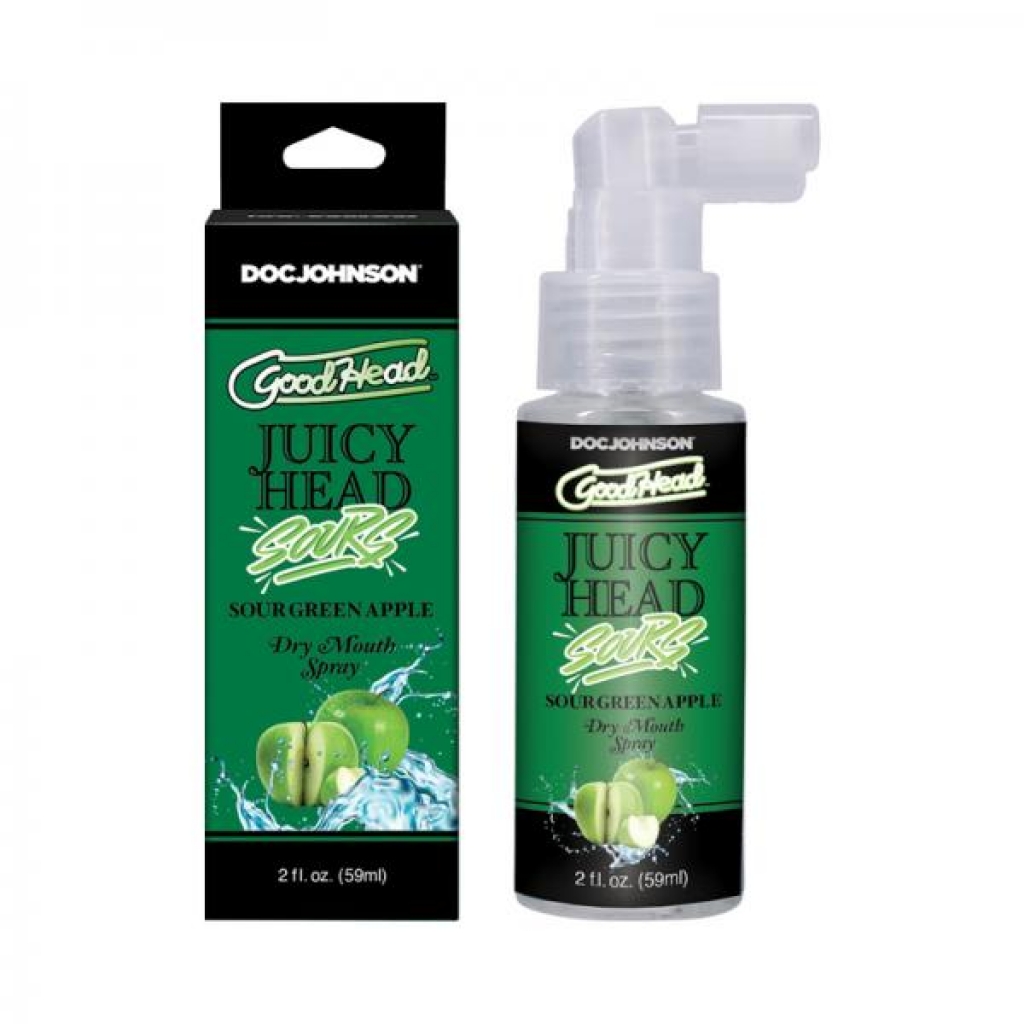Goodhead Juicy Head Dry Mouth Spray Sour Green Apple 2oz