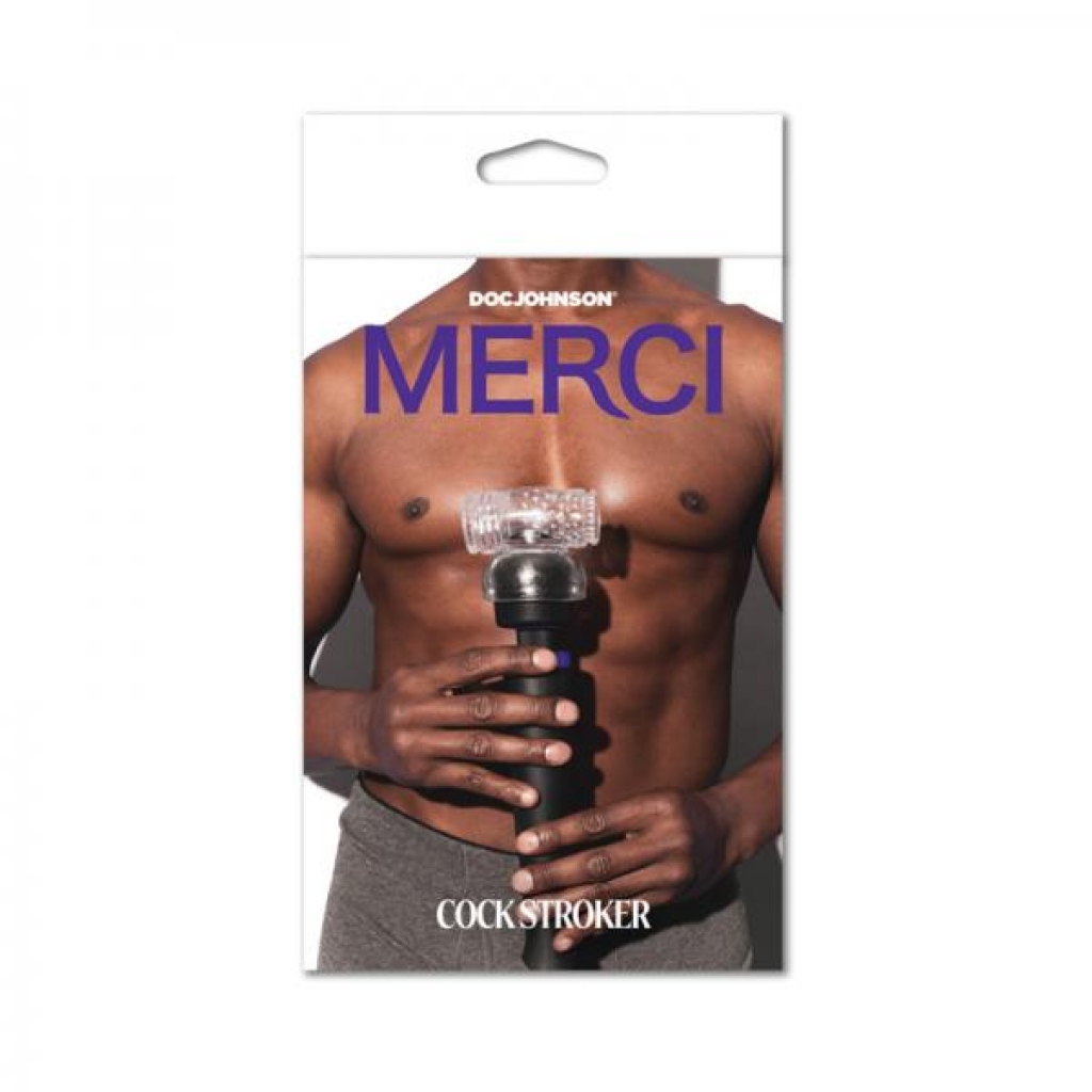 Merci Wand Attachment Penis Stroker Clear