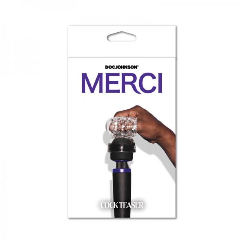 Merci Wand Attachment Penis Teaser Clear