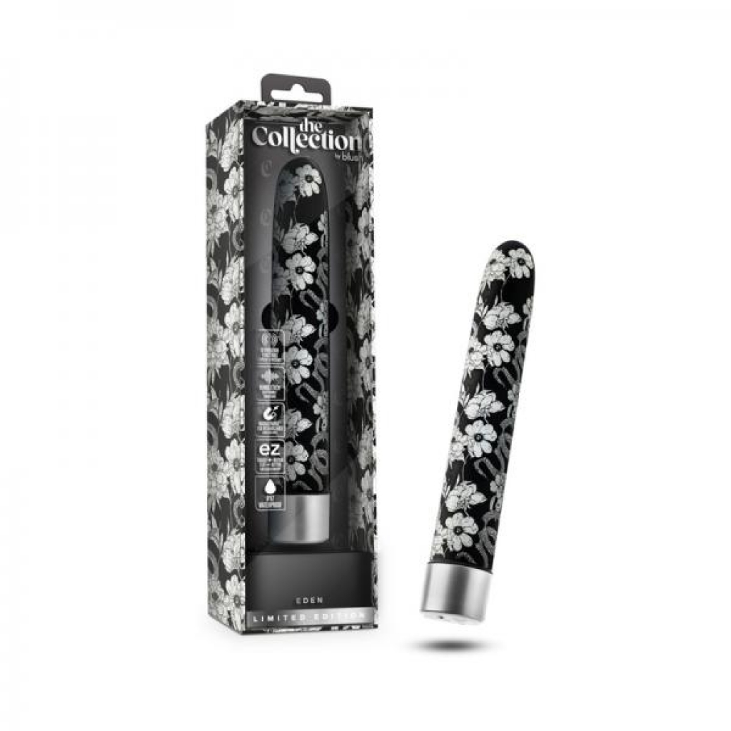 The Collection Eden Limited Edition Rechargeable 7 In. Vibrator Black