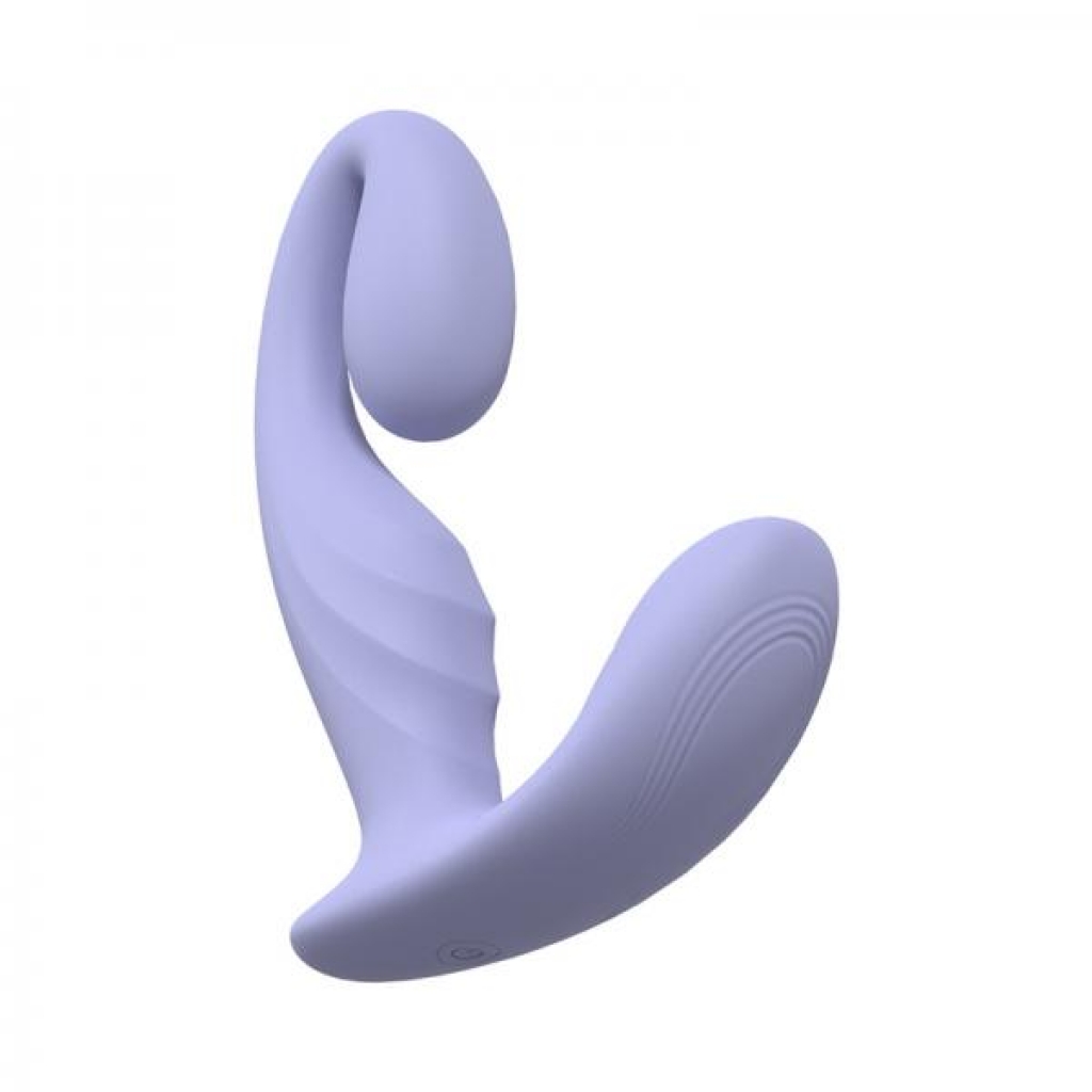 Loveline Bliss 10 Speed Dual Motor Vibe Sealed Silicone Rechargeable Submersible Lavender