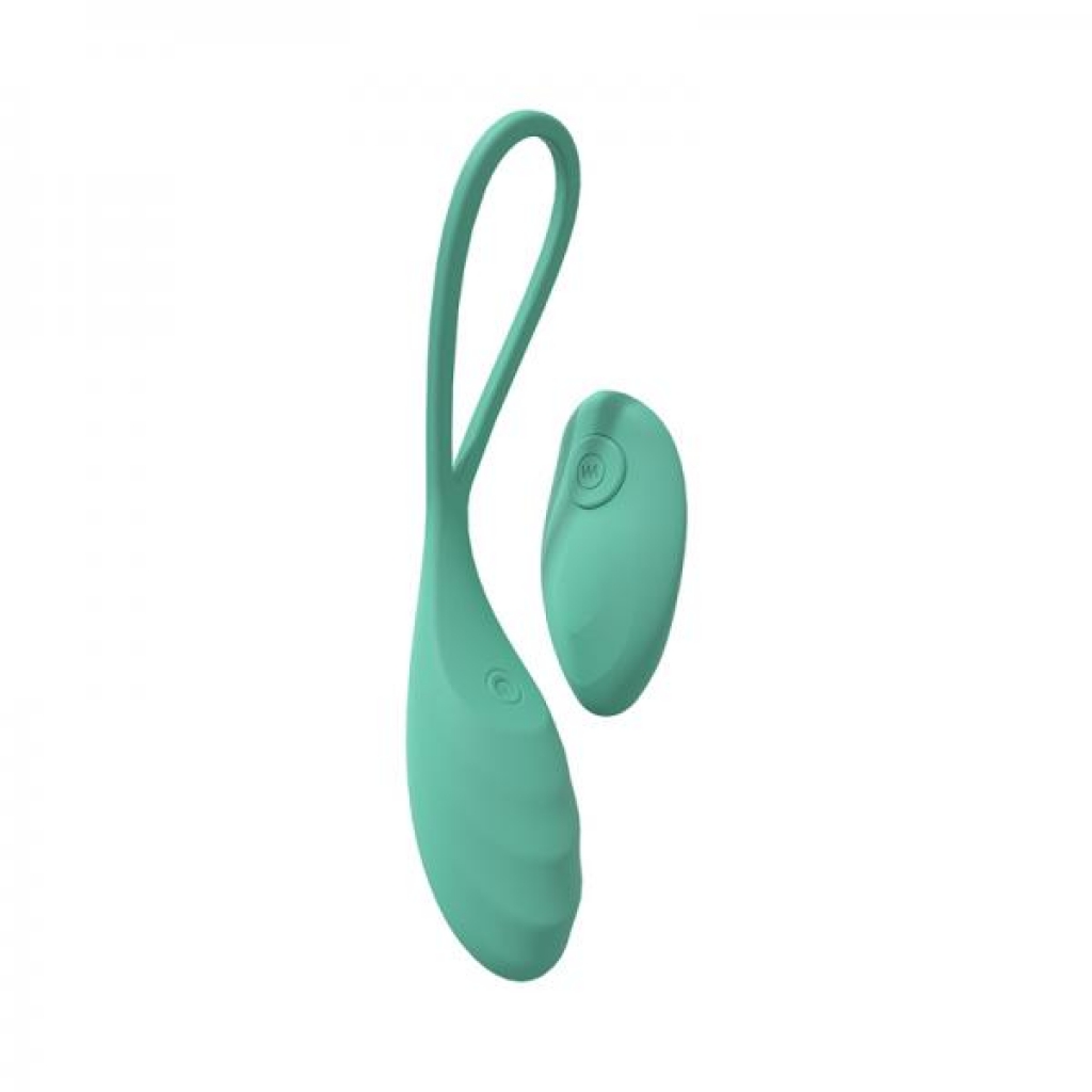 Loveline Passion 10 Speed Remote Control Egg Sealed Silicone Rechargeable Submersible Green