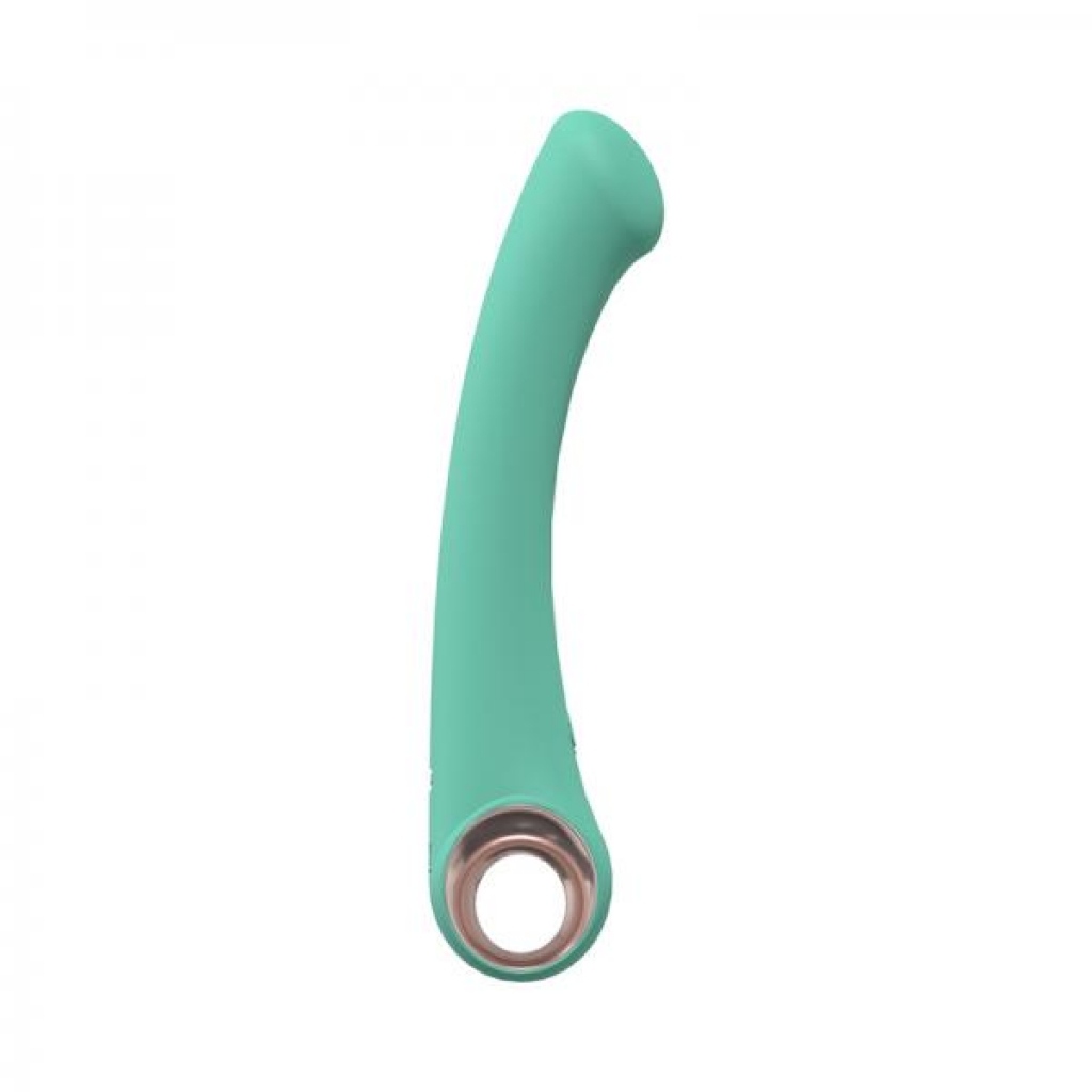 Loveline Luscious 10 Speed G-spot Vibe Silicone Rechargeable Waterproof Green