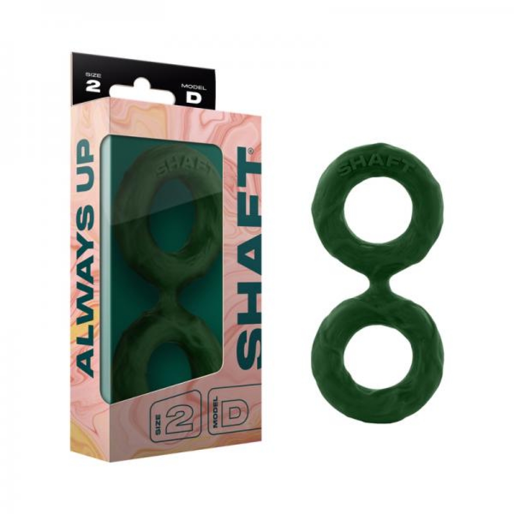 Shaft Model D: Double C-ring Green Size 2
