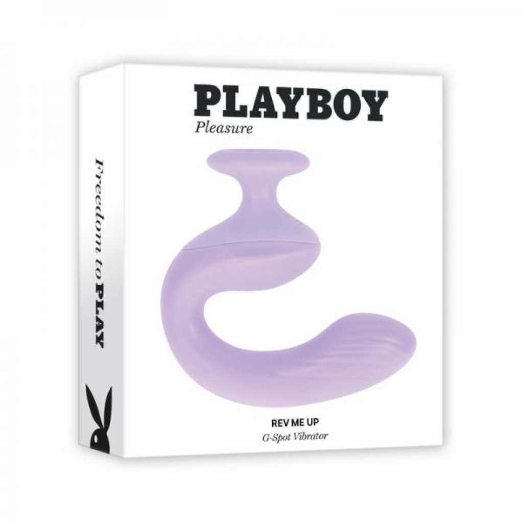 Playboy Rev Me Up Rechargeable Silicone G-spot Vibrator Opal