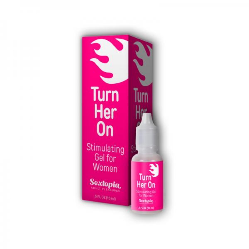 Sextopia Turn Her On Stimulating Gel For Women .5 Oz. Bottle
