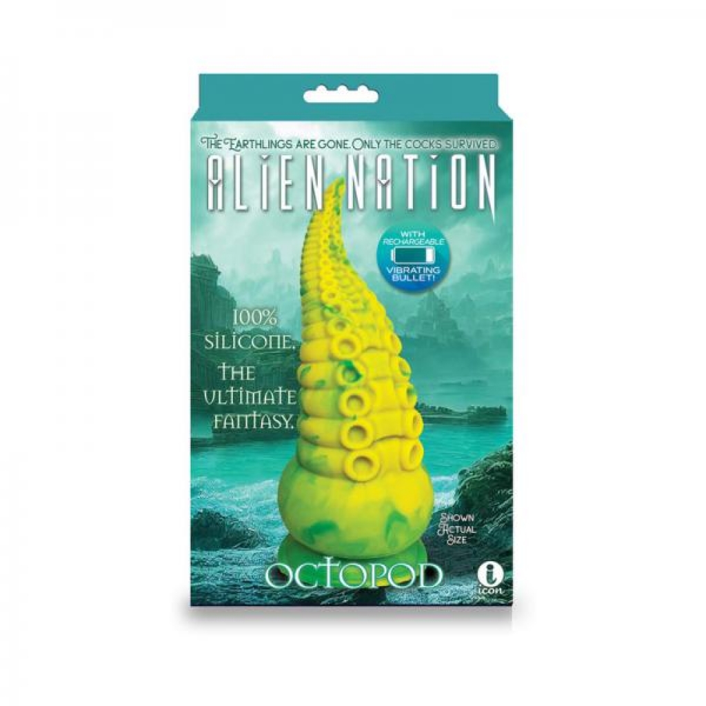 Aliennation Octopod 9 In. Vibrating Silicone Dildo