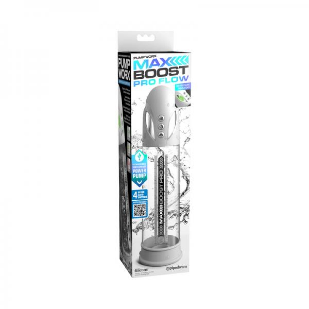 Pump Worx Max Boost Pro Flow White/clear